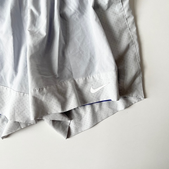 Nike Flex Essential Dri-Fit Athletic Shorts Spandex Lined Grey Blue Medi… - Picture 2 of 8